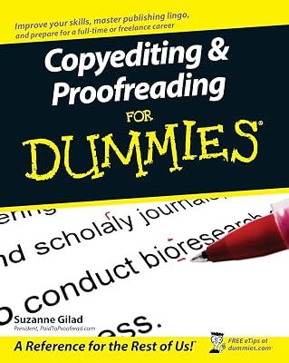 Copyediting and Proofreading For Dummies: From Bench to Clinic by Gilad, Suzanne | Paperback | Business & Economics 2