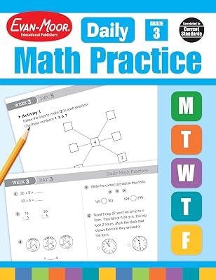 Daily Math Practice, Grade 3 by Evan-Moor Corporation | Paperback | Juvenile Nonfiction 2