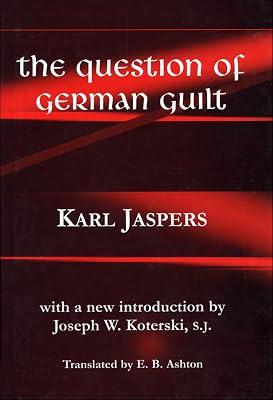 The Question of German Guilt by Jaspers, Karl | Paperback | Western Philosophy 2