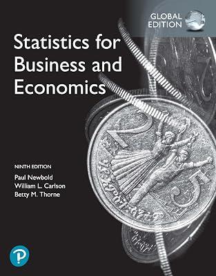 Statistics for Business and Economics, Global Edition by Newbold, Paul; Carlson, William; Thorne, Betty | Paperback | Econometrics And Economic Statistics 2
