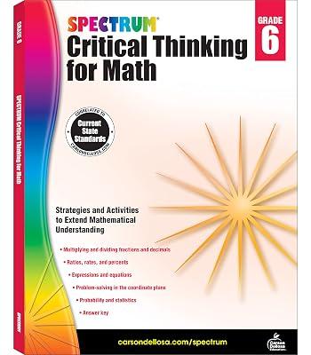 Spectrum Critical Thinking for Math, Grade 6 by Spectrum | Paperback | Juvenile Nonfiction 2