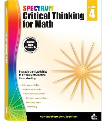Spectrum Critical Thinking for Math, Grade 4 by Spectrum | Paperback | Juvenile Nonfiction 2