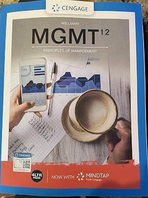 MGMT by Williams, Chuck | Paperback | Management & Management Techniques 2