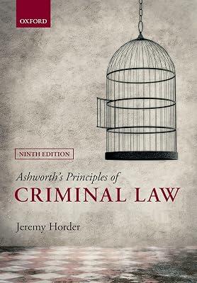 Ashworth's Principles of Criminal Law by Horder, Jeremy | Paperback | Law 2