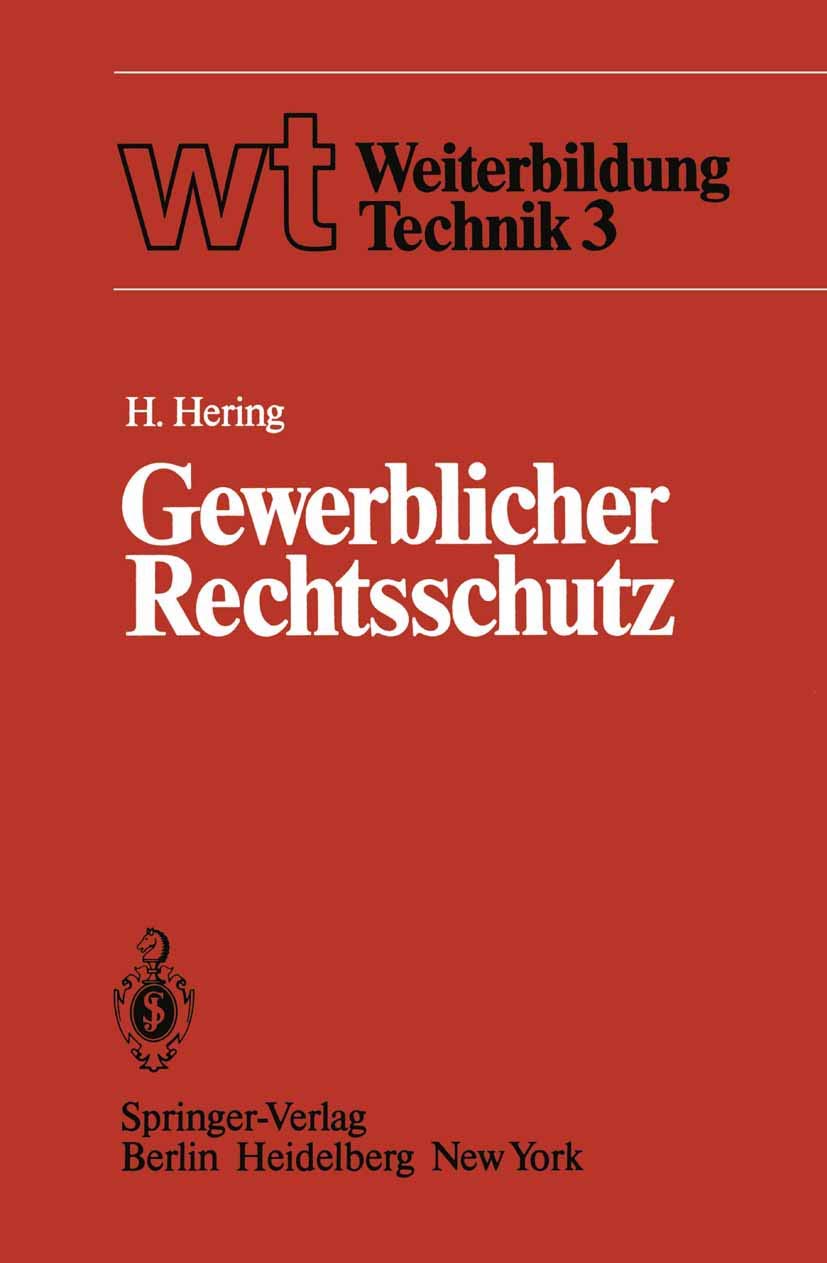 Gewerblicher Rechtsschutz (English, H. Hering) - Image 2 - GlowMirror