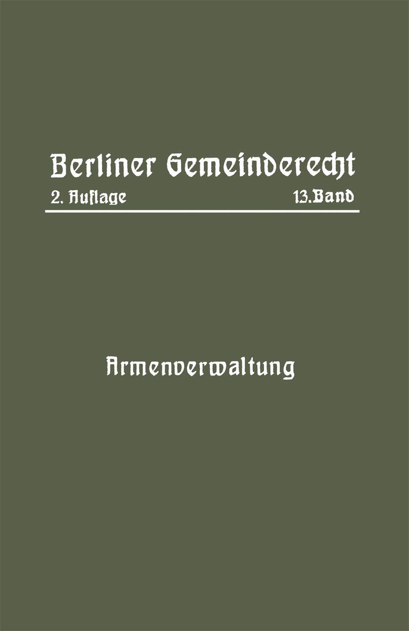 Armenverwaltung (English, Magistrat Von Berlin) - Image 2 - GlowMirror