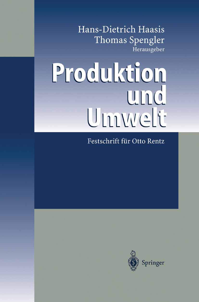 Produktion Und Umwelt (English, Hans-Dietrich Haasis | Thomas S. Spengler) - Image 2 - GlowMirror