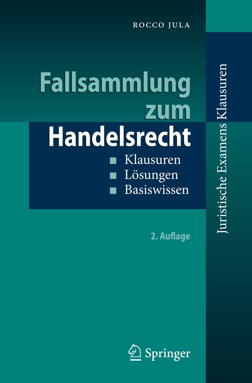 Fallsammlung Zum Handelsrecht (English, Rocco Jula) - Image 2 - GlowMirror