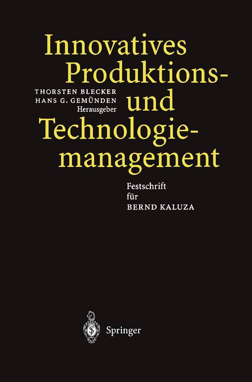 Innovatives Produktions-Und Technologiemanagement (English, Thorsten Blecker | Hans G. Gemünden) - Image 2 - GlowMirror