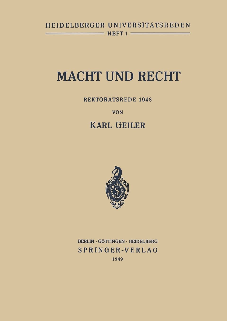 Macht und Recht (English, Karl Geiler) - Image 2 - GlowMirror