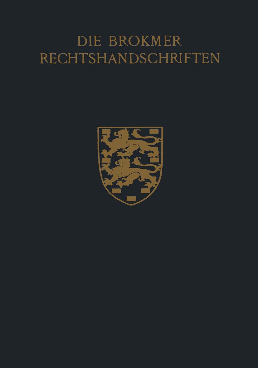 Die Brokmer Rechtshandschriften (English, W. J. Buma | W. J. Buma) - Image 2 - GlowMirror