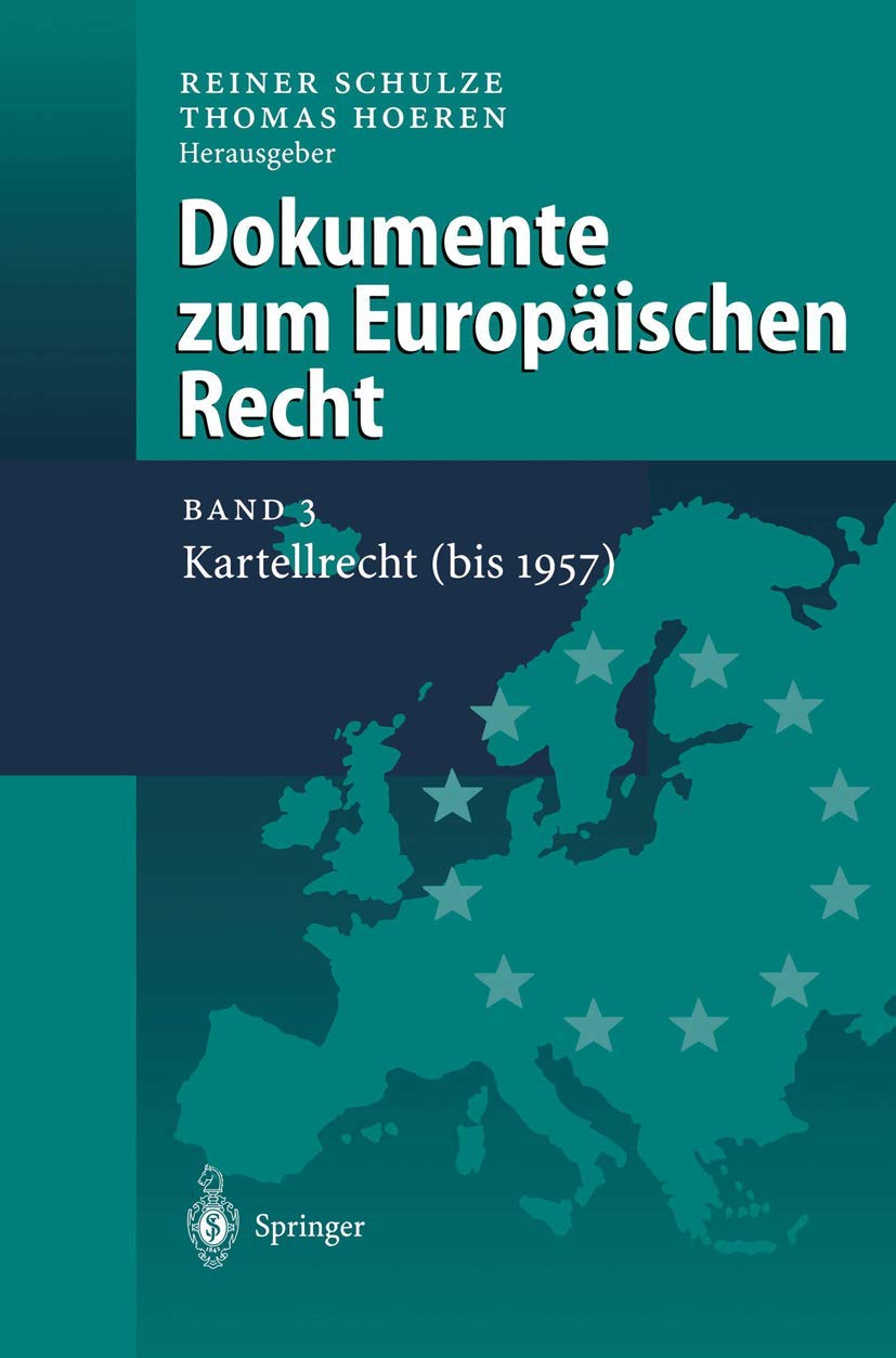 Dokumente Zum Europäischen Recht (English, Reiner Schulze | Thomas Hoeren) - Image 2 - GlowMirror