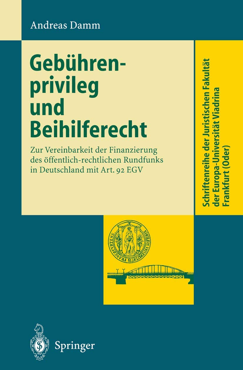Gebührenprivileg Und Beihilferecht (English, Andreas Damm) - Image 2 - GlowMirror