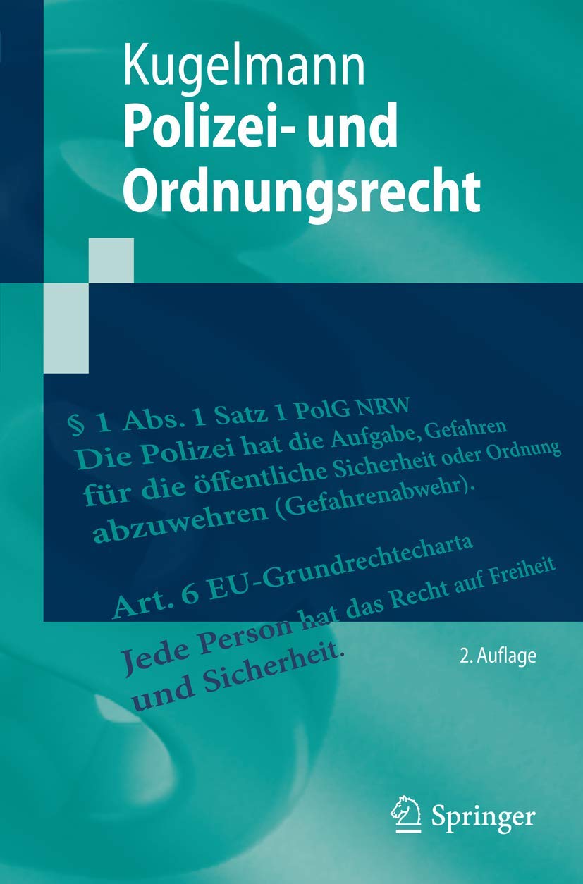 Polizei- Und Ordnungsrecht (English, Dieter Kugelmann) - Image 2 - GlowMirror