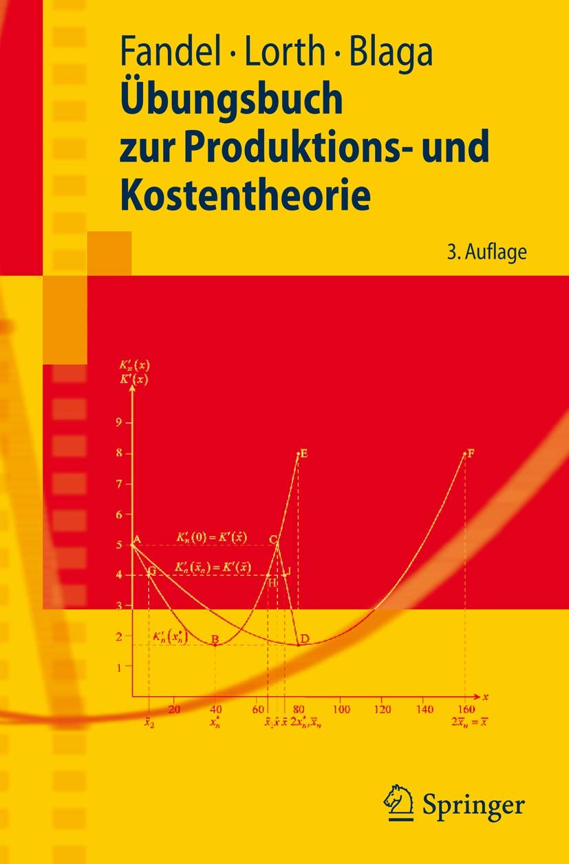 Übungsbuch Zur Produktions- Und Kostentheorie (English, Günter Fandel | Steffen Blaga | Michael Lorth) - Image 2 - GlowMirror