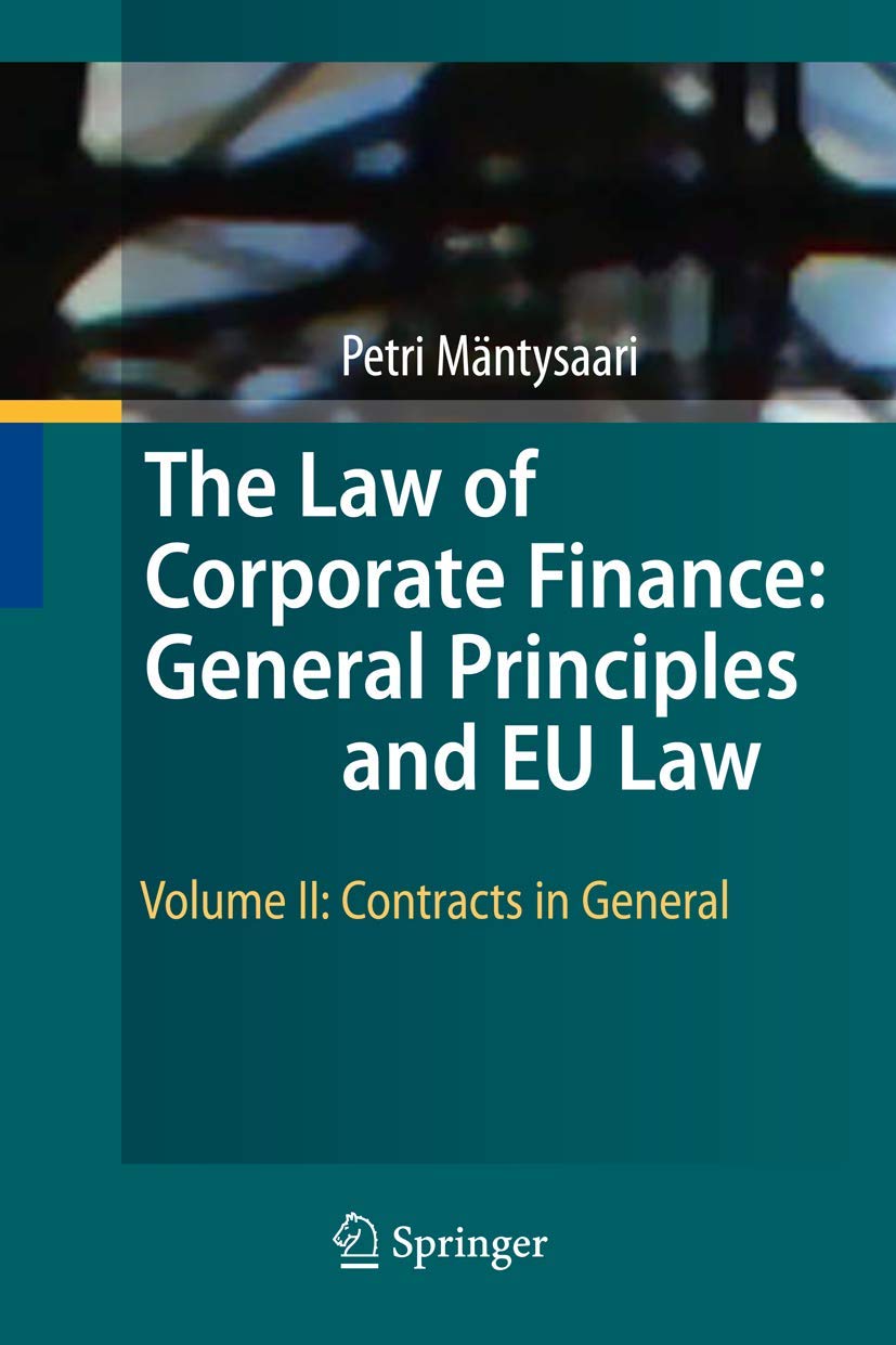 The Law of Corporate Finance (English, Petri Mäntysaari) - Image 2 - GlowMirror