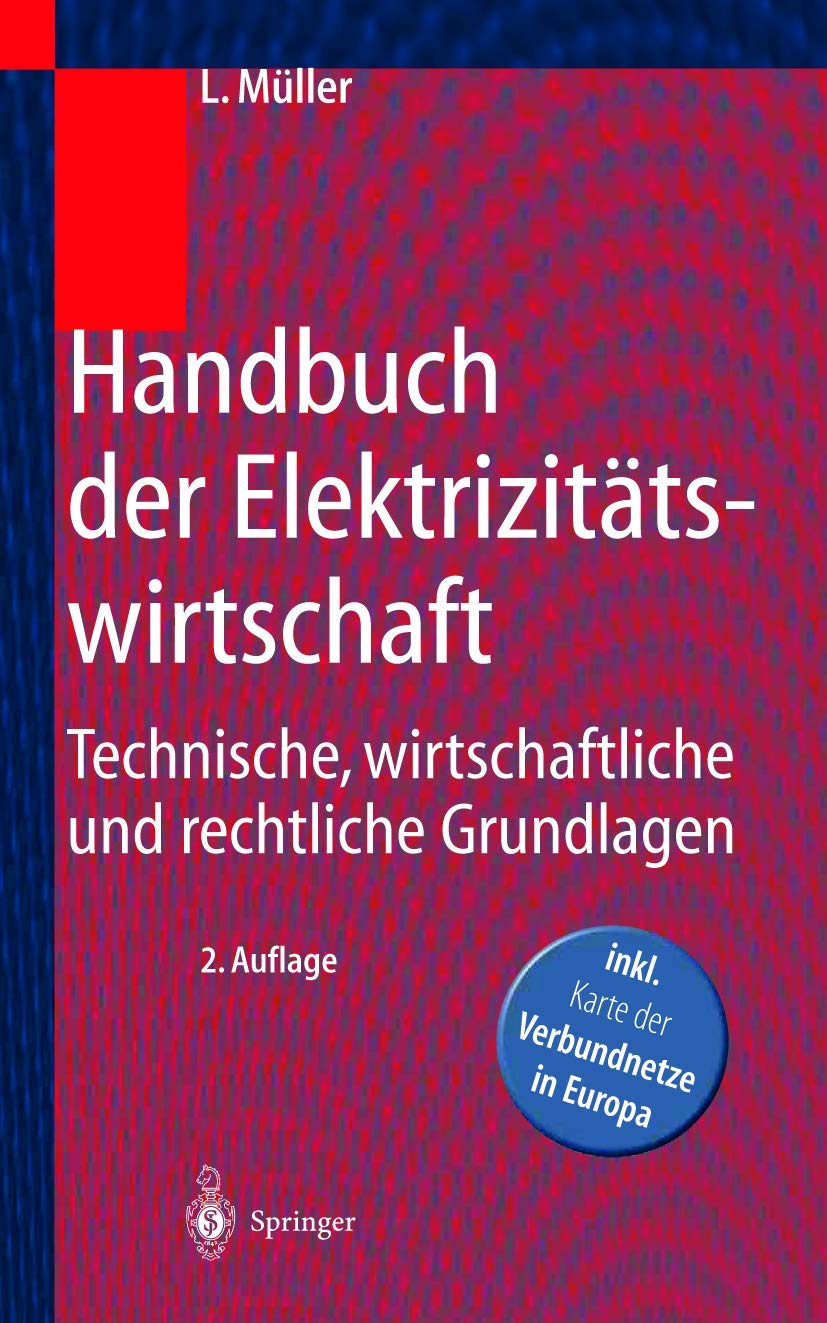 Handbuch Der Elektrizitätswirtschaft (English, Leonhard Müller) - Image 2 - GlowMirror