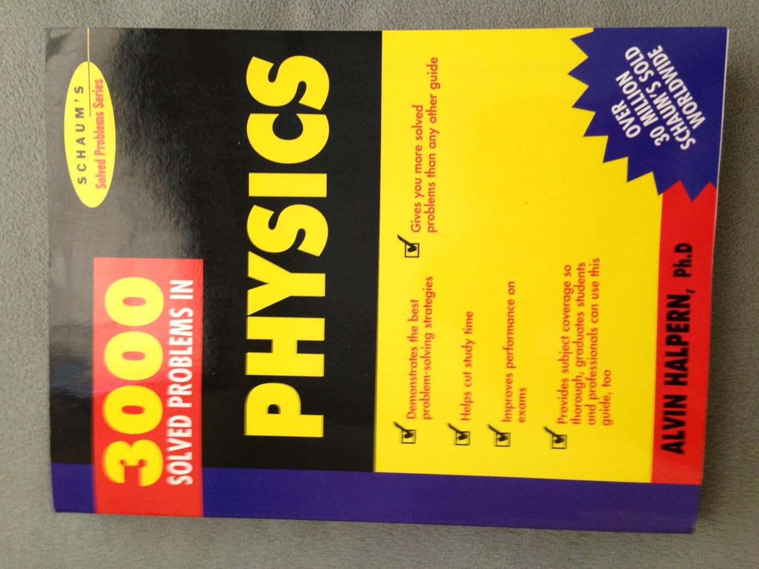 Buy 3,000 Solved Problems in Physics (Schaum's Solved Problems Series) (English, Paperback, Alvin Halpern) Online at Best Price - GlowMirror