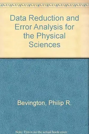 Buy Data Reduction and Error Analysis for the Physical Sciences (English, Paperback, Philip R. Bevington, D. Keith Robinson) Online at Best Price - GlowMirror