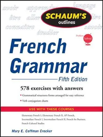 Buy Schaum's Outline of French Grammar, 5ed (Schaum's Outlines) (English, Paperback, Mary Crocker) Online at Best Price - GlowMirror
