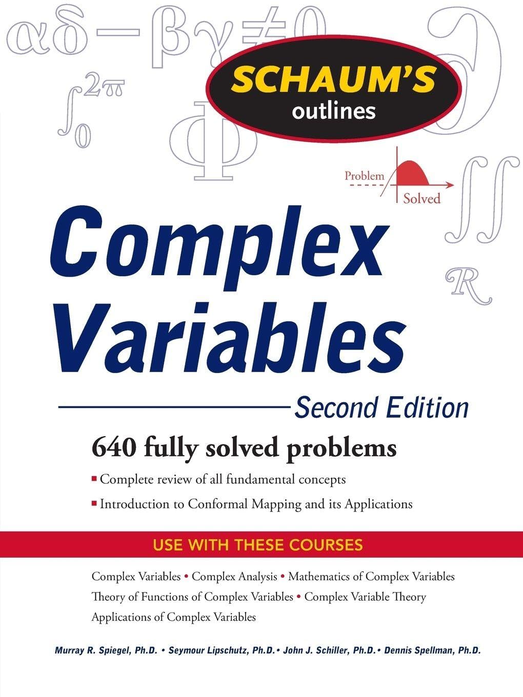 Buy Schaum's Outline of Complex Variables, 2ed: An Eclectic Collection of Found Verse for Book Lovers (English, Paperback, Murray R. Spiegel, Seymour L... Online at Best Price - GlowMirror