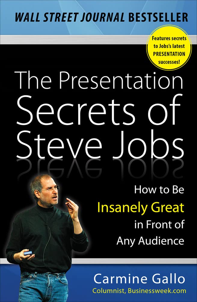Buy The Presentation Secrets of Steve Jobs: How to Be Insanely Great in Front of Any Audience (English, Audiobook, Carmine Gallo) Online at Best Price - GlowMirror