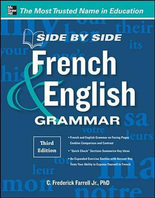 Side-By-Side French and English Grammar, 3rd Edition (English, Paperback) - Image 1 - GlowMirror