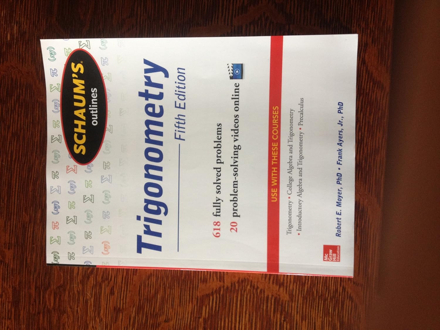 Buy Schaum's Outline of Trigonometry: With Calculator-Based Solutions (English, Paperback, Ph.D. Moyer, Robert E., Ph.D. Ayres, Frank, Jr.) Online at Best Price - GlowMirror