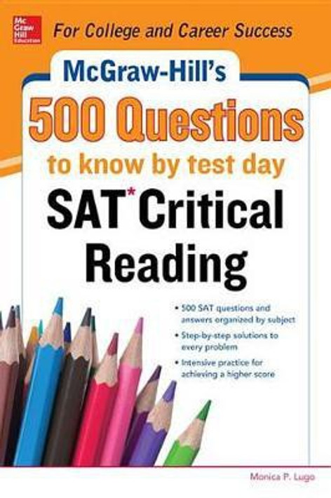 McGraw-Hill's 500 SAT Critical Reading Questions to Know by Test Day (English, Paperback) - Image 1 - GlowMirror