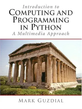 Buy Introduction to Computing and Programming in Python, A Multimedia Approach (English, Paperback, Mark J. Guzdial) Online at Best Price - GlowMirror