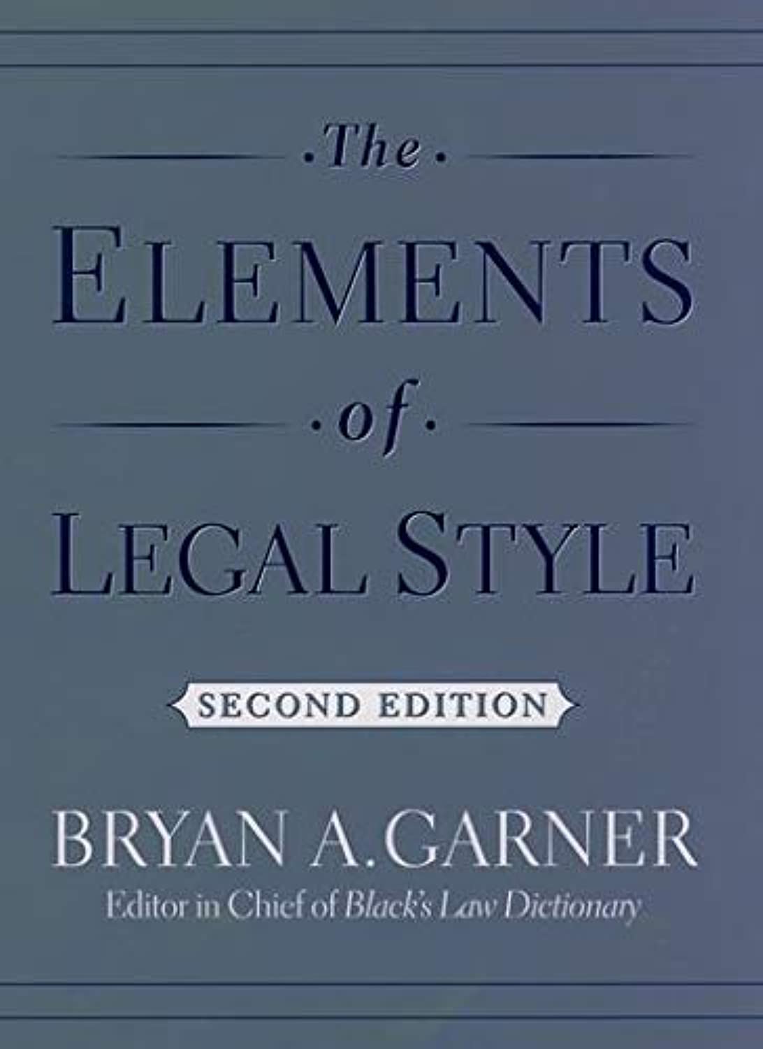 Buy Elements of Legal Style (English, Hardcover, Bryan A. Garner) Online at Best Price - GlowMirror