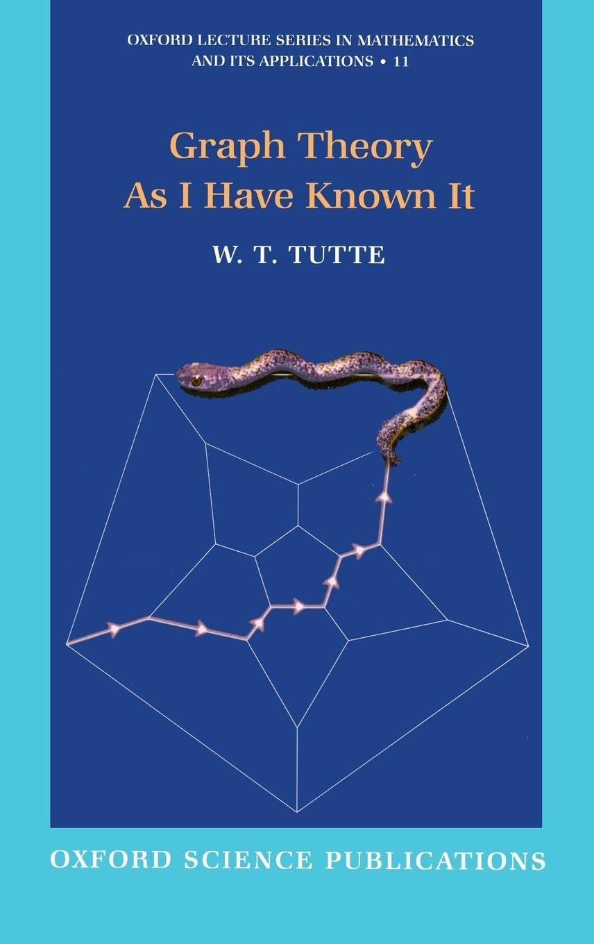 Buy Graph Theory As I Have Known It (English, Paperback, W. T. Tutte, W. T. Tuttle) Online at Best Price - GlowMirror