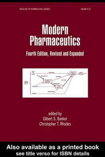 Buy Modern Pharmaceutics Revised and Expanded (English, Paperback) Online at Best Price - GlowMirror