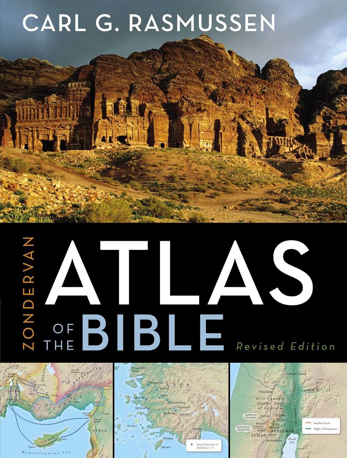 Zondervan Atlas of the Bible: Revised Edition, Full-Color Maps, Photos, Graphics, and More (English, Paperback, Carl Rasmussen) - Image 1 - GlowMirror