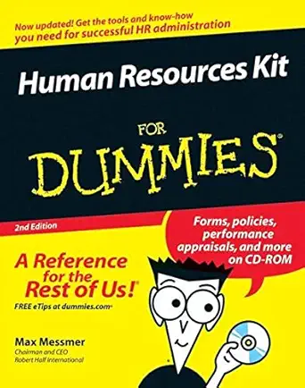 Buy Human Resources Kit For Dummies (English, Paperback) Online at Best Price - GlowMirror