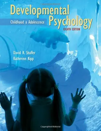Buy Developmental Psychology: Childhood and Adolescence (English, Hardcover, David R Shaffer, Katherine Kipp) Online at Best Price - GlowMirror