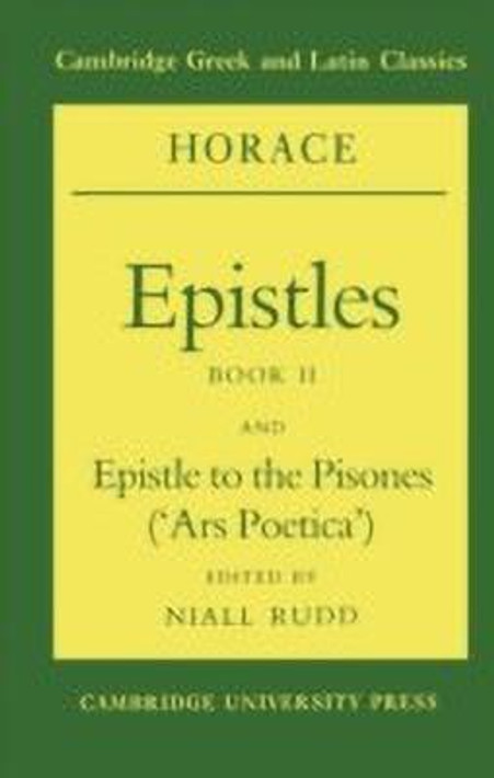 Buy Horace: Epistles Book II and Ars Poetica (English, Paperback) Online at Best Price - GlowMirror
