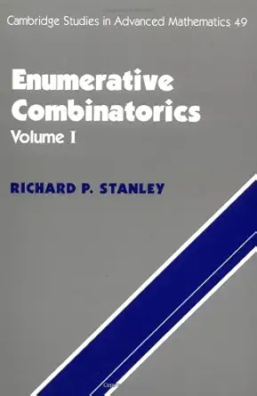Buy Enumerative Combinatorics: Volume 1 (Cambridge Studies in Advanced Mathematics, Series Number 49) (English, Paperback, Richard P. Stanley, Gian-Car... Online at Best Price - GlowMirror