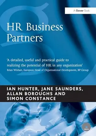 Buy HR Business Partners (English, Paperback, Ian Hunter, Jane Saunders, Simon Constance) Online at Best Price - GlowMirror