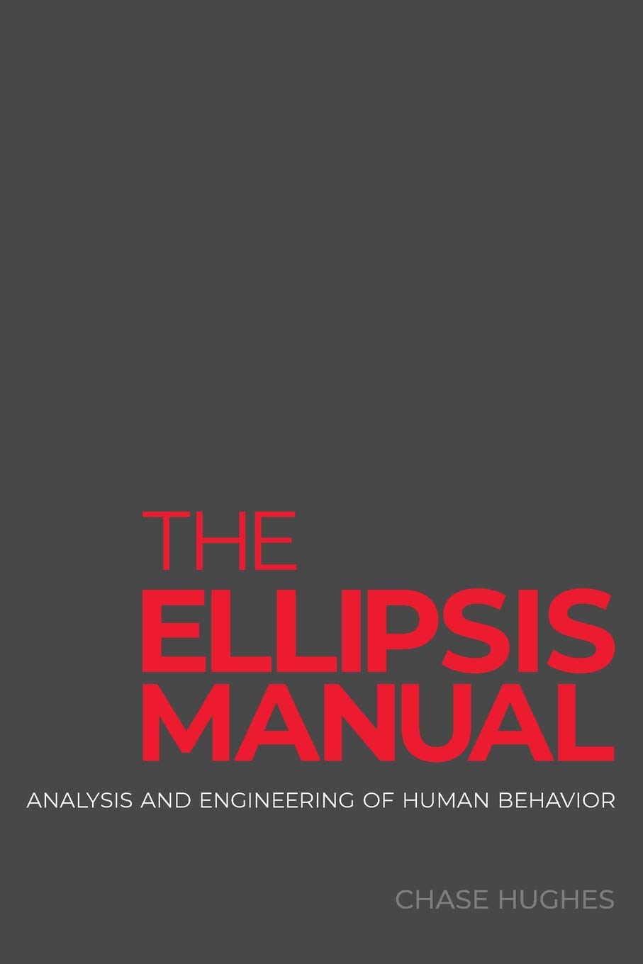 ELLIPSIS MANUAL (English, Paperback, Chase Hughes) - Image 1 - GlowMirror