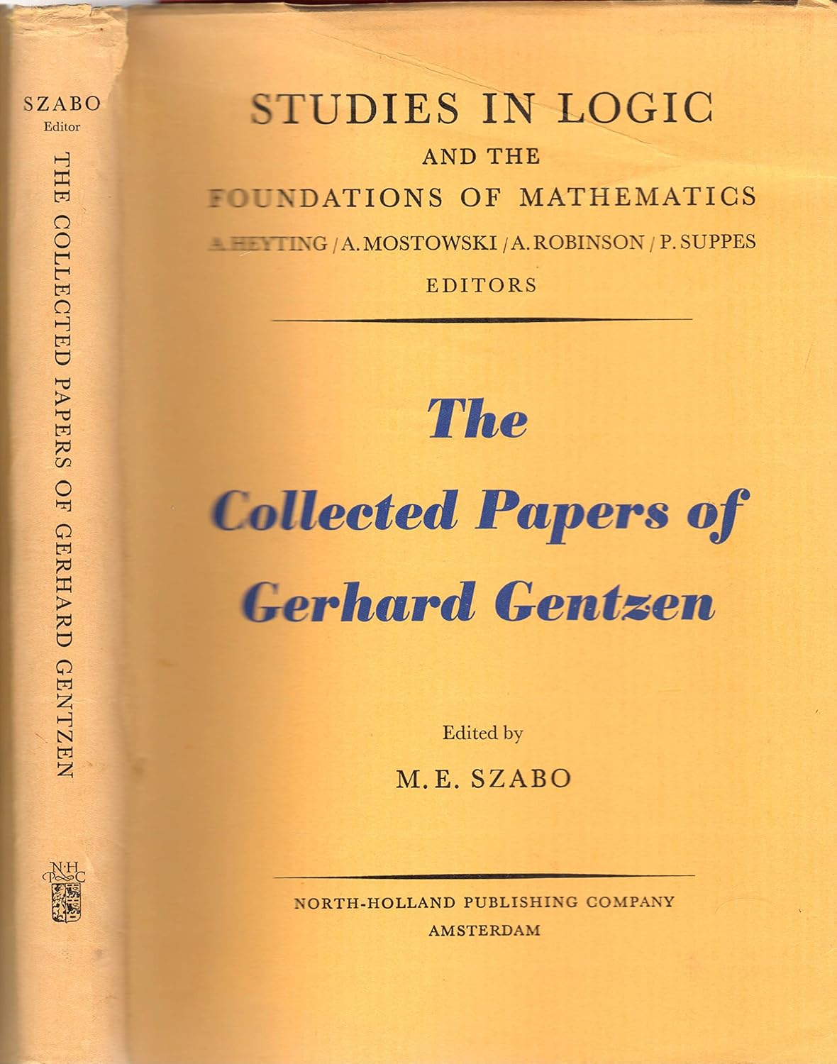Buy Collected Papers (Study in Logic & Foundation of Mathematics) (English, German, Hardcover, G. Gentzen, M.E. Szabo) Online at Best Price - GlowMirror