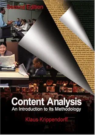 Buy Content Analysis: An Introduction to Its Methodology (English, Hardcover, Klaus H. Krippendorff) Online at Best Price - GlowMirror