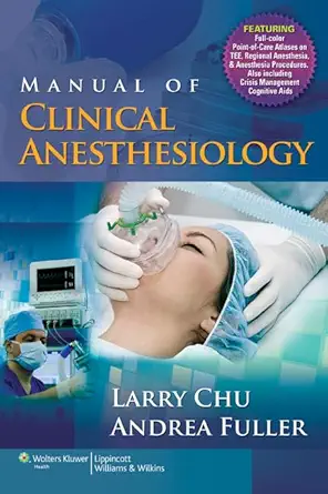 Buy Manual of Clinical Anesthesiology (English, Paperback, Larry F. Chu) Online at Best Price - GlowMirror