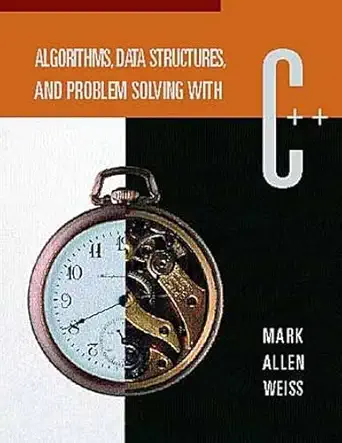 Buy Algorithms, Data Structures, and Problem Solving with C++ (English, Hardcover, Mark A. Weiss) Online at Best Price - GlowMirror