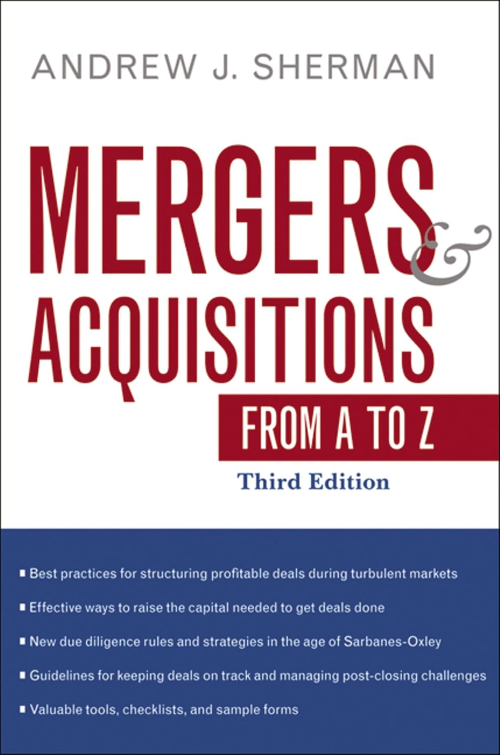 Buy Mergers & Acquisitions from A to Z (English, Paperback, Andrew J. Sherman) Online at Best Price - GlowMirror