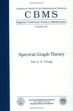 Buy Spectral Graph Theory (Cbms Regional Conference Series in Mathematics) (English, Paperback, Fan R. K. Chung) Online at Best Price - GlowMirror