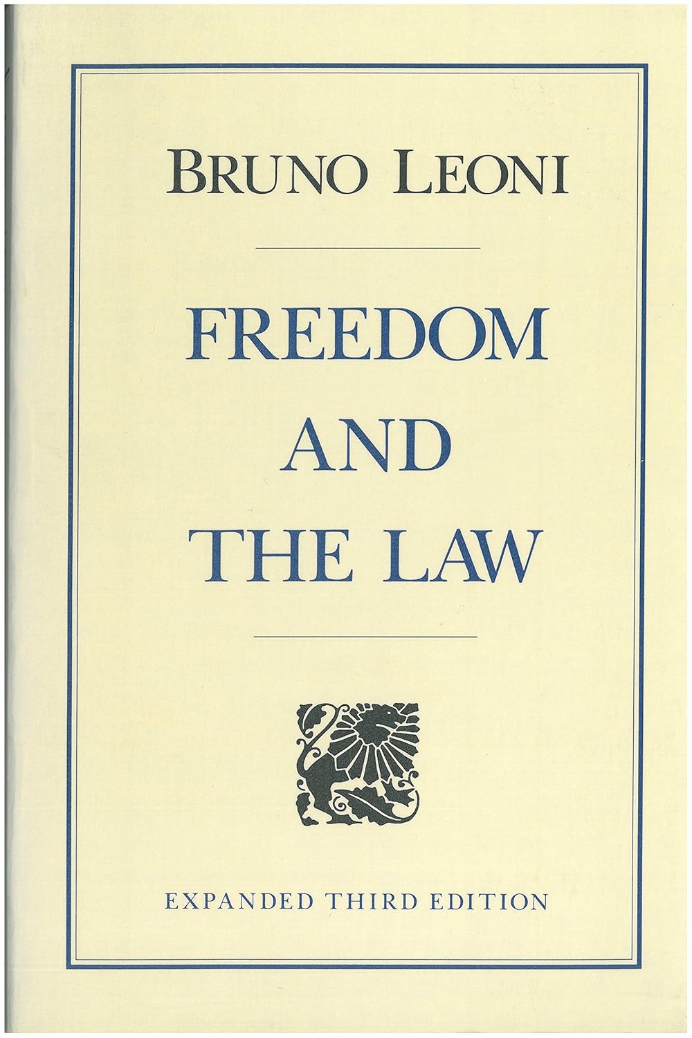 Buy Freedom and the Law (English, Paperback, Bruno Leoni) Online at Best Price - GlowMirror