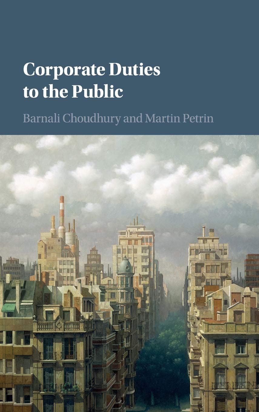 Buy Corporate Duties to the Public (English, Paperback, Barnali Choudhury, Martin Petrin) Online at Best Price - GlowMirror