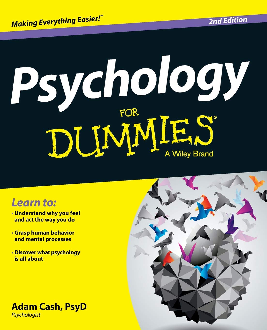 Buy Psychology for Dummies (English, Paperback, Adam Cash) Online at Best Price - GlowMirror