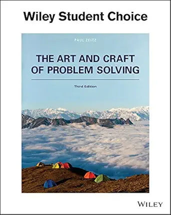 Buy The Art and Craft of Problem Solving (English, Paperback, Paul Zeitz) Online at Best Price - GlowMirror